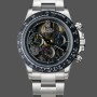 Replica Rolex Daytona-116520 ADG da uomo, quadrante scheletrato, bracciale e cassa in acciaio, scheletro nero