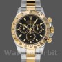 Replica Rolex Daytona 40 mm Uomo-116523-Acciaio inossidabile-Comparto nero Nero