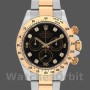 Replica Rolex Daytona 40 mm Uomo-116523-Acciaio inossidabile-Contatore nero con diamanti Nero