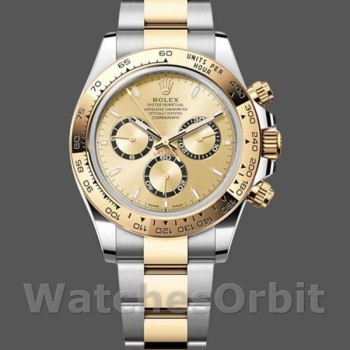 Replica Rolex Daytona-126503 0004 da uomo, 40 mm, oro giallo