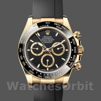 Replica Rolex Daytona-126518LN da uomo, 40 mm, diamante nero