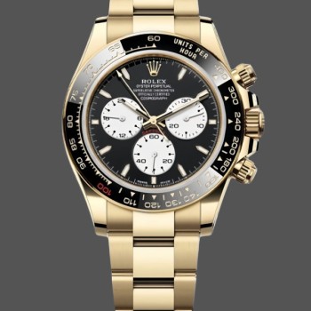 Replica Rolex Daytona 40-126528LN 0001, Oro giallo, Quadrante nero Le Mans 100° Anniversario, Uomo