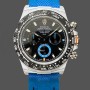 Replica Rolex Daytona Cosmograph Uomo in fibra di carbonio 40MM con cinturino in nylon nero