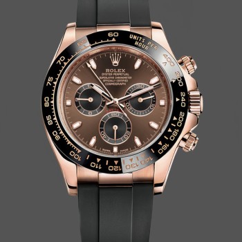 Replica Rolex Daytona-116515 da uomo, gomma Everose, quadrante cioccolato Cioccolato