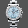 Replica Rolex Daytona-116576TBR, Platino, Quadrante blu ghiaccio, Quadrante blu ghiaccio, Uomo