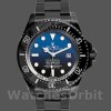 Replica Rolex Sea-Dweller Deepsea 44 mm Uomo-116660-Acciaio inossidabile rivestito in PVD/DLC-Comparto blu Blu