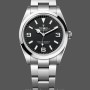 Replica Rolex Explorer-124270 0001 unisex, 36 mm, acciaio inossidabile, quadrante nero Nero