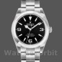 Replica Rolex Explorer 39 mm Uomo-214270-Acciaio inossidabile-Comparto nero Nero