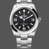 Replica Rolex Explorer-224270 da uomo, 40 mm, acciaio inossidabile, quadrante nero, nero