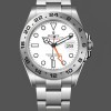 Replica Rolex Explorer II 42mm Uomo-m226570 0001-Acciaio inossidabile-Calendario bianco Bianco