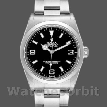 Replica Rolex Explorer 36mm Uomo-SRL156 14270-Acciaio inossidabile-Calendario nero Unisex