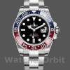 Replica Rolex GMT-Master II 40mm Uomo-116719BLRO-Oro bianco-Pepsi-Comparatore nero Nero