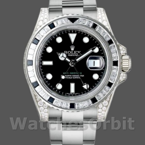 Replica Rolex GMT-Master II 40mm Uomo-116759SANR-Comparto Nero Unisex