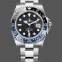 Replica Rolex GMT-Master II-126710BLNR 0003, 40 mm, Acciaio inossidabile, Quadrante nero, Uomo Nero