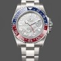 Replica Rolex GMT-Master II-126719 0002, 40 mm, oro bianco, quadrante grigio meteorite, Uomo, grigio meteorite