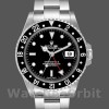 Replica Rolex GMT-Master II-16710 da uomo, 40 mm, quadrante nero, cassa in acciaio inossidabile, nero da uomo