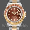 Replica Rolex GMT-Master II-16713 da uomo, 40 mm, oro bianco, quadrante cioccolato, cioccolato da uomo