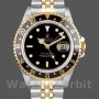 Replica Rolex GMT-Master II 40mm Uomo-16713LN-Oystersteel & Yellow Gold-Comparto nero Nero
