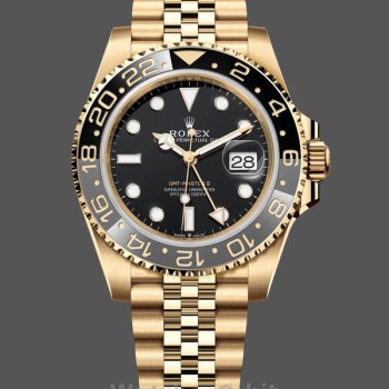 Replica Rolex GMT-Master II 40mm Uomo-126718GRNR 0001-Bracciale Oyster-Comparto Nero Nero