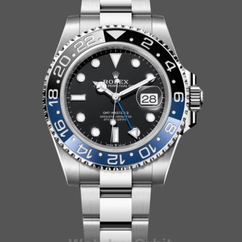 Replica Rolex GMT-Master II 40 mm Uomo-116710BLNR-Comparatore nero Nero