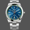 Replica Rolex Milgauss 40 mm Uomo-116400GV-Acciaio inossidabile-Z-Comparatore blu Z-blu