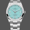 Replica Rolex Oyster Perpetual-126000 da uomo 2024, acciaio inossidabile, quadrante blu baby, blu