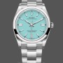 Replica Rolex Oyster Perpetual-126000 da uomo 2024, acciaio inossidabile, quadrante blu baby, blu