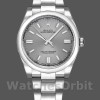 Replica Rolex Oyster Perpetual 36 mm Unisex-116000-Rhodium Quadrante grigio Unisex-116000-Rhodium Quadrante grigio