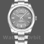 Replica Rolex Oyster Perpetual 36 mm Unisex-116000-Rhodium Quadrante grigio Unisex-116000-Rhodium Quadrante grigio