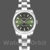 Replica Rolex Oyster Perpetual 26 mm Donna-176200-Calrante verde oliva-Bracciale Oyster Verde