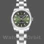 Replica Rolex Oyster Perpetual 26 mm Donna-176200-Calrante verde oliva-Bracciale Oyster Verde