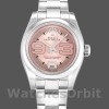 Replica Rolex Oyster Perpetual 26 mm Donna-176200-Rosa Maxi Quadrante Arabo Rosa
