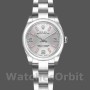 Replica Rolex Oyster Perpetual 26 mm Donna-176200-Dal quadrante argento-indici luminosi rosa Argento