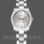 Replica Rolex Oyster Perpetual 26 mm Donna-176200-Acciaio inossidabile-Comparto argento Argento