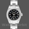 Replica Rolex Oyster Perpetual 26 mm Donna-176234-Comparatore nero-Blue Baton Nero