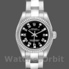 Replica Rolex Oyster Perpetual 26 mm Donna-176234-Calendario nero e diamanti Nero