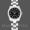 Replica Rolex Oyster Perpetual 26 mm Donna-176234-Ghiera scanalata-Calendario arabo nero Nero