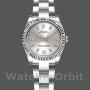 Replica Rolex Oyster Perpetual 26 mm Donna-176234-Dal quadrante argento-Blue Baton Argento