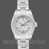 Replica Rolex Oyster Perpetual 26 mm Donna-176234-Argento Maxi Quadrante Arabo Argento