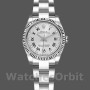 Replica Rolex Oyster Perpetual 26 mm Donna-176234-Argento Quadrante romano con diamanti Argento