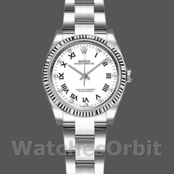 Replica Rolex Oyster Perpetual 26 mm Donna-176234-Bianco Quadrante Romano Bianco