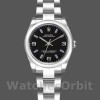 Replica Rolex Oyster Perpetual 31 mm Donna-177200-Contatore nero-Blue Baton Nero