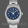 Replica Rolex Oyster Perpetual 31 mm Donna-177200-Blue Quadrante Arabo-Giornale Blu