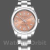Replica Rolex Oyster Perpetual 31 mm Donna-177200-Dal quadrante rosa-Ghiera bombata Rosa