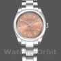 Replica Rolex Oyster Perpetual 31 mm Donna-177200-Dal quadrante rosa-Ghiera bombata Rosa