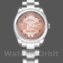Replica Rolex Oyster Perpetual 31 mm Donna-177200-Rosa Maxi Quadrante Arabo-Ghiera Spessa Rosa