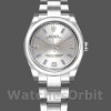 Replica Rolex Oyster Perpetual 31 mm Donna-177200-Comparatore argento-Indici blu Argento