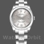 Replica Rolex Oyster Perpetual 31 mm Donna-177200-Comparatore argento-Indici rosa Argento