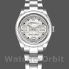 Replica Rolex Oyster Perpetual 31 mm Donna-177200-Argento Maxi quadrante arabo Argento