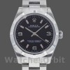 Replica Rolex Oyster Perpetual 31 mm Donna-177210-Dal quadrante nero-Batone rosa nero